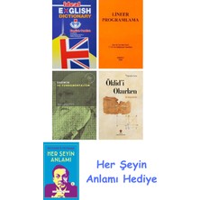 Alfa Yayınları Ideal English Dictionary + Lineer Programlama + Darwin ve Fundamentalizm + Öklid'i Okurken + Her Şeyin Anlamı