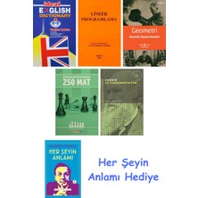 Alfa Yayınları Ideal English Dictionary + Lineer Programlama + Geometri + Küçükler Şampiyonasından 250 Mat + Darwin ve Fundamentalizm + Her Şeyin Anlamı
