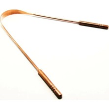 Gampus Dil Temizleme Dil Sıyırıcı Dil Temizleyici Bakır Hilal Hijyenik Paslanmaz