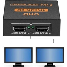 4435 2 Port UHD 4K HDMI Switch Ekran Monitör Splitter Çoklayıcı