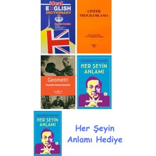 Alfa Yayınları Ideal English Dictionary + Lineer Programlama + Geometri + Her Şeyin Anlamı + Her Şeyin Anlamı