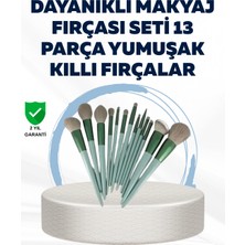 Zero Land Drnds Profesyonel Kullanıma Uygun 13 Parça Makyaj Fırçası Takımı Fiber Kıllı