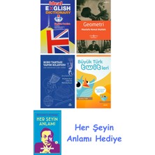 Alfa Yayınları Ideal English Dictionary + Geometri + Rubu Tahtası Yapım Kılavuzu + Büyük Türk Twitleri + Her Şeyin Anlamı