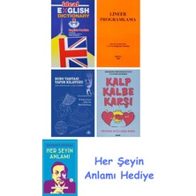 Alfa Yayınları Ideal English Dictionary + Lineer Programlama + Rubu Tahtası Yapım Kılavuzu + Kalp Kalbe Karşı + Her Şeyin Anlamı