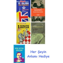 Alfa Yayınları Ideal English Dictionary + Geometri + 1 Hamlede Matlar + Darwin ve Fundamentalizm + Her Şeyin Anlamı