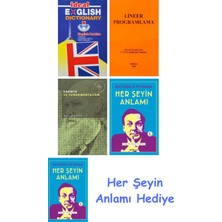 Alfa Yayınları Ideal English Dictionary + Lineer Programlama + Darwin ve Fundamentalizm + Her Şeyin Anlamı + Her Şeyin Anlamı