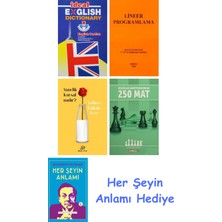 Alfa Yayınları Ideal English Dictionary + Lineer Programlama + Annelik Kutsal Mıdır? + Küçükler Şampiyonasından 250 Mat + Her Şeyin Anlamı