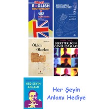 Alfa Yayınları Ideal English Dictionary + Rubu Tahtası Yapım Kılavuzu + Öklid'i Okurken + Sekreterliğin Genel Esasları + Her Şeyin Anlamı
