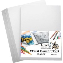 Kağıdı 25X35 25 Li 100 gr 1 Paket 25 * 35 Resim Kartonu
