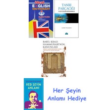Alfa Yayınları Ideal English Dictionary + Tanrı Parçacığı + Babil Kralı Hammurrabi'nin Kanunları + Her Şeyin Anlamı