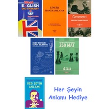 Alfa Yayınları Ideal English Dictionary + Lineer Programlama + Geometri + Rubu Tahtası Yapım Kılavuzu + Küçükler Şampiyonasından 250 Mat + Her Şeyin Anlamı