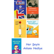 Alfa Yayınları Ideal English Dictionary + Geometri + Annelik Kutsal Mıdır? + Büyük Türk Twitleri + Her Şeyin Anlamı