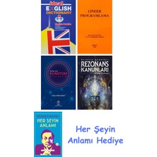 Alfa Yayınları Ideal English Dictionary + Lineer Programlama + Herkes Için Kuantum Bilgisayım + Rezonans Kanunları + Her Şeyin Anlamı