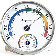 TH-101E Termometre Higrometre Nem Ölçer, Siyah