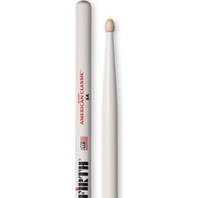 V5AW BAGET(ÇIFT)5A Wood Whıte, Hıckory, 0.565"X16", Med BAGET(ÇIFT)5A Wood Whıte :vıcfırth