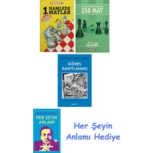 Alfa Yayınları 1 Hamlede Matlar + Küçükler Şampiyonasından 250 Mat + Gödel Kanıtlaması + Her Şeyin Anlamı