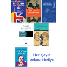 Alfa Yayınları Ideal English Dictionary + Geometri + Rubu Tahtası Yapım Kılavuzu + Tanrı Parçacığı + Antik Mezopotamya'da Egemenliğin Tanrısal Kökleri + Her Şeyin Anlamı