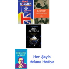 Alfa Yayınları Ideal English Dictionary + Geometri + Virüs Gezegeni + Her Şeyin Anlamı