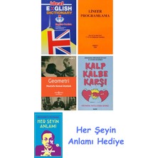 Alfa Yayınları Ideal English Dictionary + Lineer Programlama + Geometri + Kalp Kalbe Karşı + Her Şeyin Anlamı