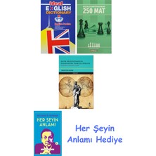 Alfa Yayınları Ideal English Dictionary + Küçükler Şampiyonasından 250 Mat + Antik Mezopotamya'da Egemenliğin Tanrısal Kökleri + Her Şeyin Anlamı