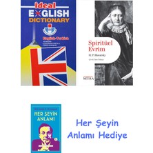 Alfa Yayınları Ideal English Dictionary + Spiritüel Evrim + Her Şeyin Anlamı