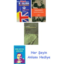 Alfa Yayınları Ideal English Dictionary + Geometri + Darwin ve Fundamentalizm + Her Şeyin Anlamı