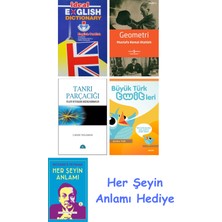 Alfa Yayınları Ideal English Dictionary + Geometri + Tanrı Parçacığı + Büyük Türk Twitleri + Her Şeyin Anlamı