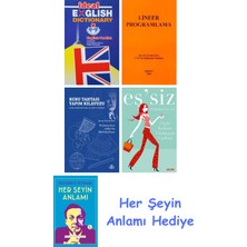 Alfa Yayınları Ideal English Dictionary + Lineer Programlama + Rubu Tahtası Yapım Kılavuzu + Eş'siz + Her Şeyin Anlamı