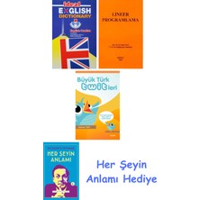 Alfa Yayınları Ideal English Dictionary + Lineer Programlama + Büyük Türk Twitleri + Her Şeyin Anlamı