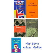 Alfa Yayınları Ideal English Dictionary + Lineer Programlama + Geometri + Darwin ve Fundamentalizm + Her Şeyin Anlamı