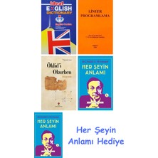 Alfa Yayınları Ideal English Dictionary + Lineer Programlama + Öklid'i Okurken + Her Şeyin Anlamı + Her Şeyin Anlamı