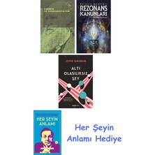 Alfa Yayınları Darwin ve Fundamentalizm + Rezonans Kanunları + Altı Olasılıksız Şey + Her Şeyin Anlamı