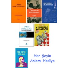 Alfa Yayınları Lineer Programlama + Geometri + Rubu Tahtası Yapım Kılavuzu + Tanrı Parçacığı + 1 Hamlede Matlar + Her Şeyin Anlamı
