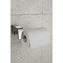 Banyo F1 Model Paslanmaz Krom Tuvalet Kağıdı Askısı, Tuvalet Kağıdı Tutacağı, Tuvalet Kağıtlığı 5 Yıl Garantili