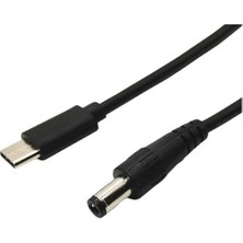 Type C To Dc 12V Pd 5.5 * 2.5mm Adaptör Çevirici Power Şarj Kablosu