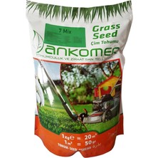 Tohumu Ithal 7 Karışım Ankomer 1 Kg. Ambalajında Erken Çimlenme Kaliteli 7m 7 Mix Çim Tohumu