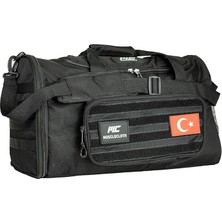 Tactical Duffel Bag Silindir Çanta Siyah