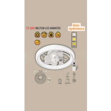 Cata Ekim Aydınlatma CT-3010 Meltem Tavan LED Armatür (Pervaneli)
