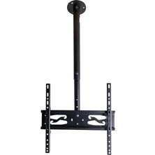 Ta-27/49 27"- 49" LED Hareketli Tavan Askı Aparatı + Mini Su Terazisi Hediyeli (Curved Tv Uyumlu)