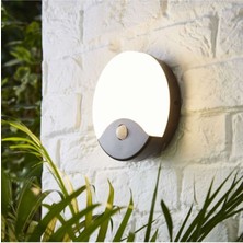 Cata 20 W Sensörlü Palermo LED Duvar Armatürü - Sarı Işık (4000K) -Gri Kasa - CT-7092