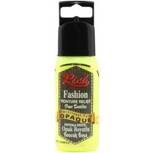 Rich Boyutlu Boncuk Boya 60 Ml. 009 Neon Sarı