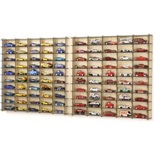 Ölçek Oyuncak Hobi Koleksiyon 100 Araçlık Set Model Oyuncak Araba Rafı-Akçaağaç