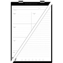 Orbit Executive Page Pack – Akıllı Tekrar Kullanılabilir Not Defteri – Haftalık Planlayıcı