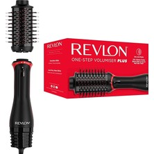 Professional One-Step Volumiser Plus (Çıkarılabilir Başlık, Seramik Titanyum Plaka, Aktif Karbon Pinli Karışık Şekillendirme Kılları, Turmalin Iyonik Teknolojisi), RVDR5298E, Siyah, 1 Adet