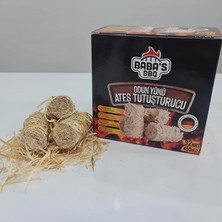 Bbq Barbekü-Mangal-Ateş Tutuşturucu Ağaç Yünü (32 Adet)