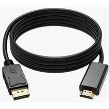 Display Port To HDMI Kablo - Gold Plated 1080P - 3 Metre