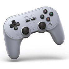 Pro 2 Bluetooth Kontrol Cihazı, Anahtar, Pc, Macos, Android, Steam ve Raspberry Pi Için (Gri Çıkış)