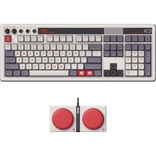 Tuşlu ve Entegre Numaralı 8bitdo Retro 108 Mekanik Klavye, Bluetooth/2.4g/usb-C Windows ve Android Için Sıcak Değiştirilebilir Kablosuz Oyun Klavyesi - N Edition - Qwerty Ingilizce Klavye