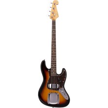 SJB62C+/3TS Tortoise Shell Pickguard Bas Gitar, 3-Tone Sunburst