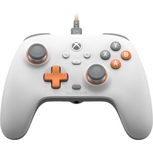 Xbox Series X|s, Xbox One ve Windows 10/11 Için T7 Kablolu Oyun Kumandası, Tak ve Çalıştır Oyun Oyun Oyun Pedi, Hall Efektli Joysticks/hall Trigger, 3,5 mm Ses Jakı - Beyaz